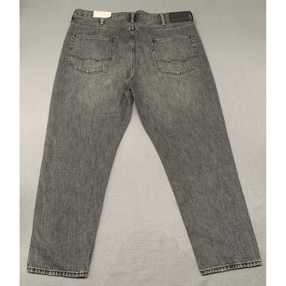 Vtg Y2K American Eagle Jeans Men 40x30 Relaxed Loose Baggy 100% Cotton Black NEW
